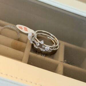 Bomb Party size 10 ring set